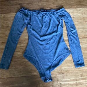 Grey bodysuit